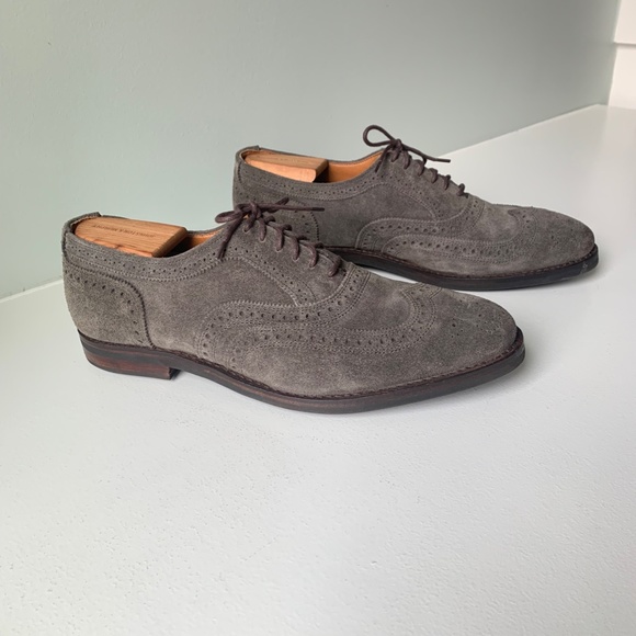 Allen Edmonds Neumok Suede Wingtip Oxford - Grey - 11D main image 9